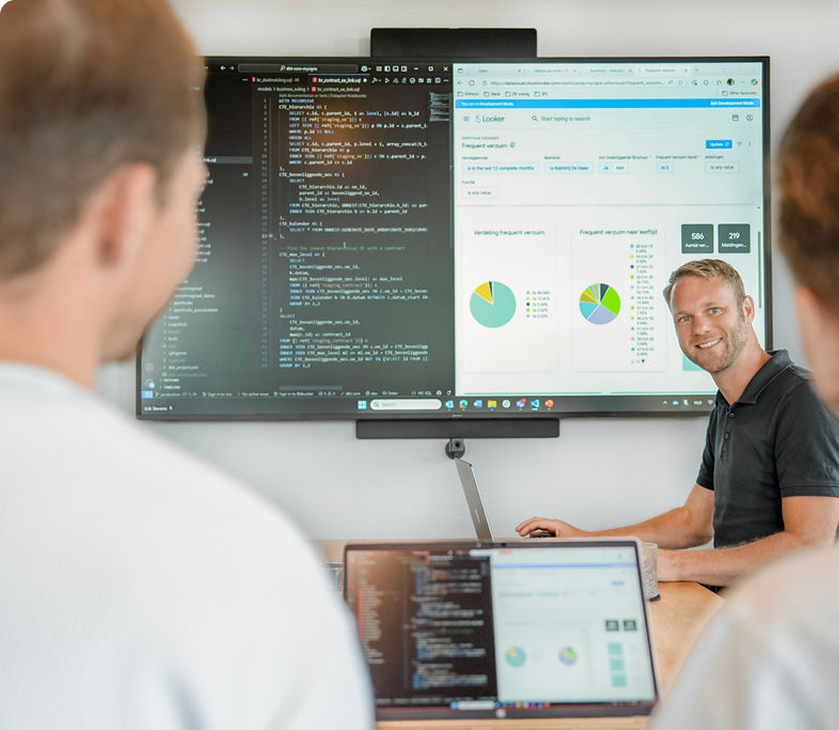 Visuele illustratie van data en innovatie